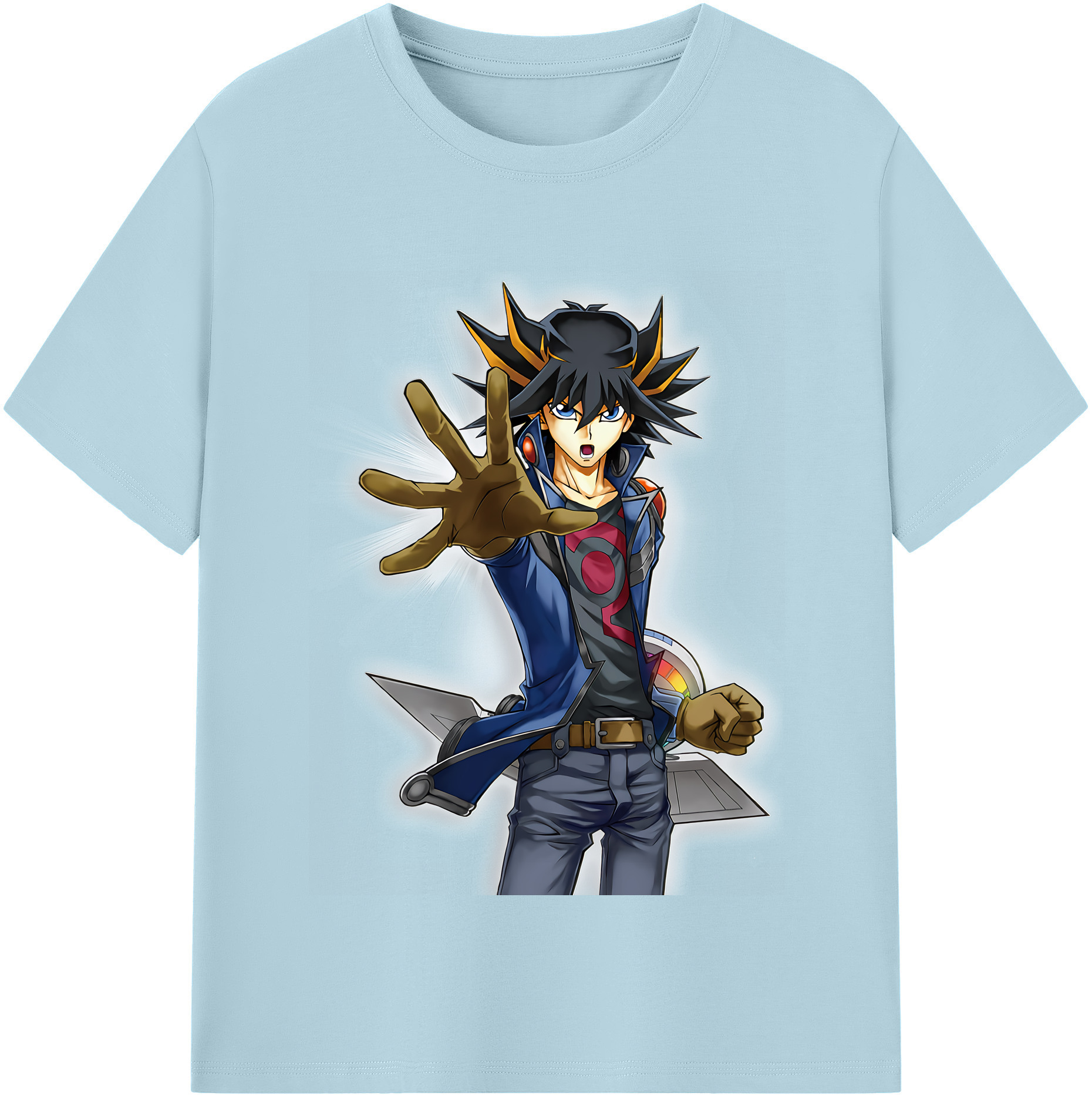 （画像用） 遊☆戯☆王 Yu-Gi-Oh! 綿100％半袖Tシャツ（フロントプリント）